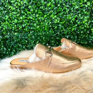 Steve Madden Rose Gold Mules